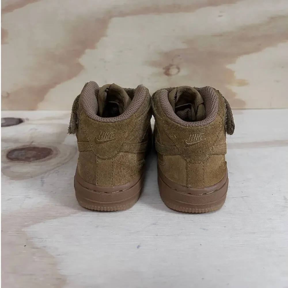 Nike -Air Force 1 Mid LV8 -Sneakers -Brown -Kids Toddler Unisex - 8C -859338-701